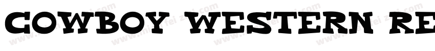 Cowboy Western Regular字体转换